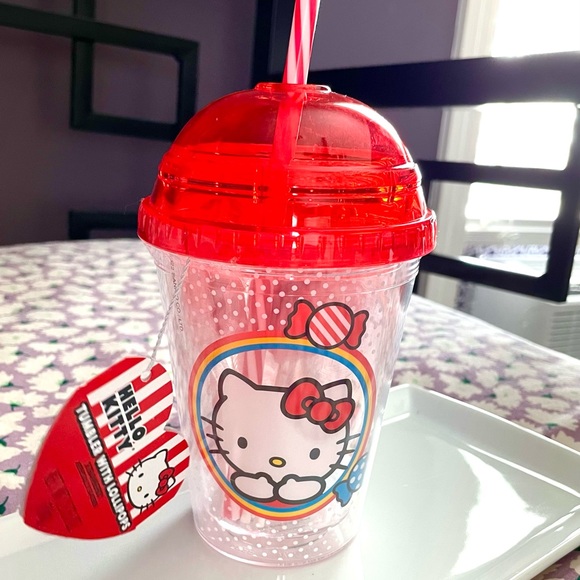 NWT Hello Kitty Tumbler with Lollipops - Picture 1 of 6